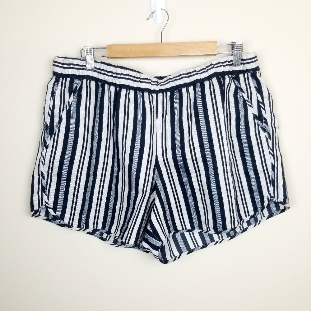 Madewell | Pull On Striped Shorts